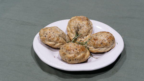 Empanadas de calabaza y queso (masa integral)