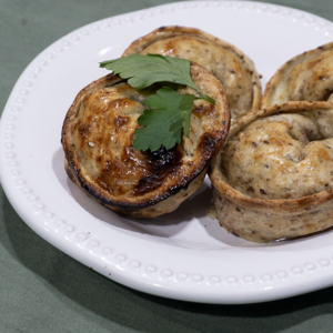 Empanadas de jamón y queso (masa integral)