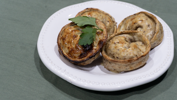 Empanadas de jamón y queso (masa integral)