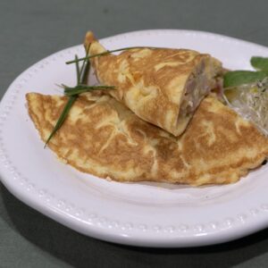 Omelette caprese
