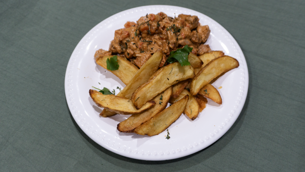 Ragout de cerdo con papas