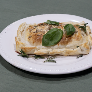 Tarta de jamón y queso (masa clásica)