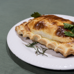 Tarta de zapallito y muzzarella (masa clásica)