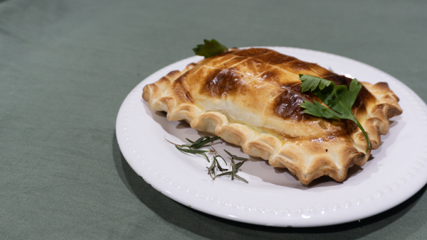 Tarta de zapallito y muzzarella (masa clásica)